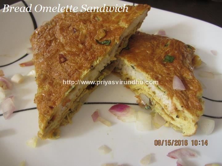 Priya's Virundhu: Bread Omelette Recipe/Bread Omelette Sandwich /Indian