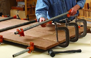 gluing a table top