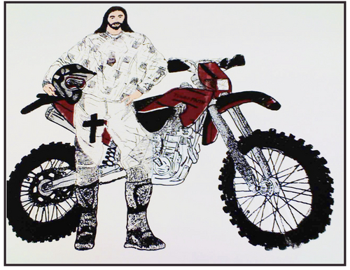 jesus on a motorcycle