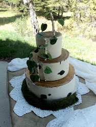 cake tree aspen cakes twigs formed leaves coloring painted were favorite hand parts