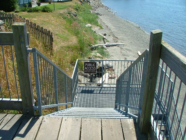 Lopez Village public access stairway