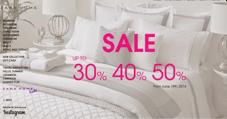 zara sale home