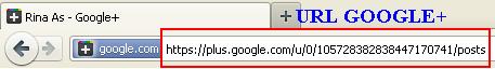 Cara Mendapatkan Alamat Username Google+ 2