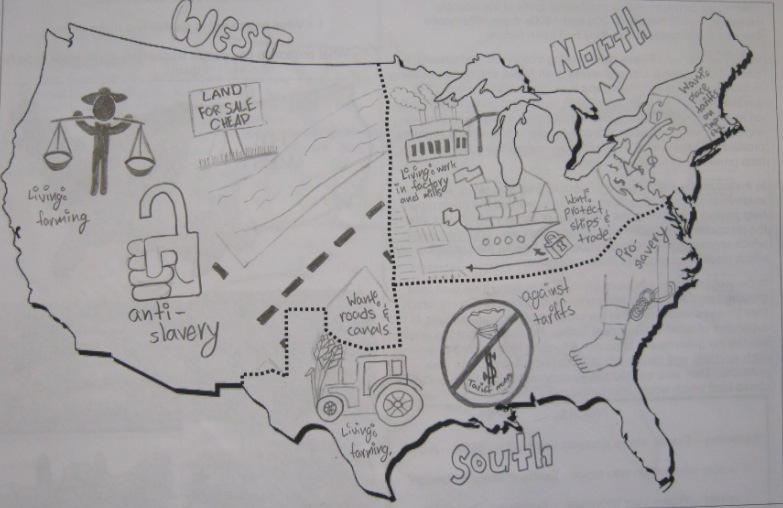 Mr Gray History Student Work Sectionalism Posters