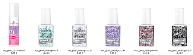 Essence Gel Nails At Home Effect Gel Top Coat e 3in1 Nail Oil