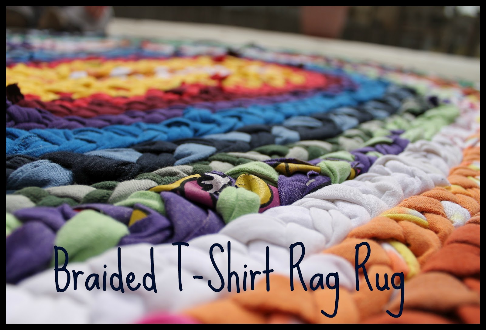 Friday Project: Braided T-Shirt Rag Rug - Catholic Sprouts