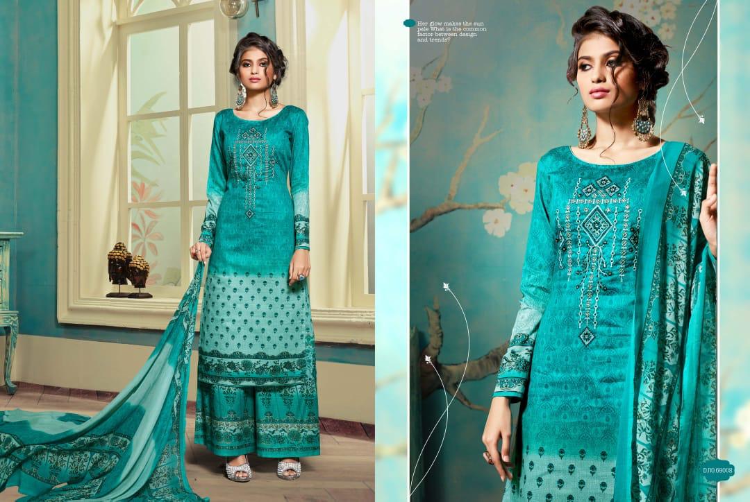 Sargam print Sumiara Cotton dress material