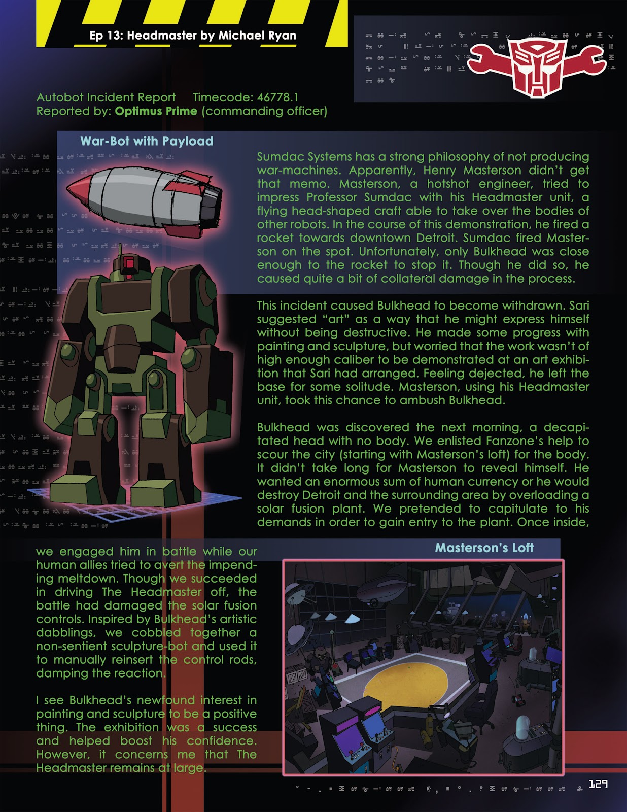 Transformers Animated: The Allspark Almanac issue TPB 1 - Page 130