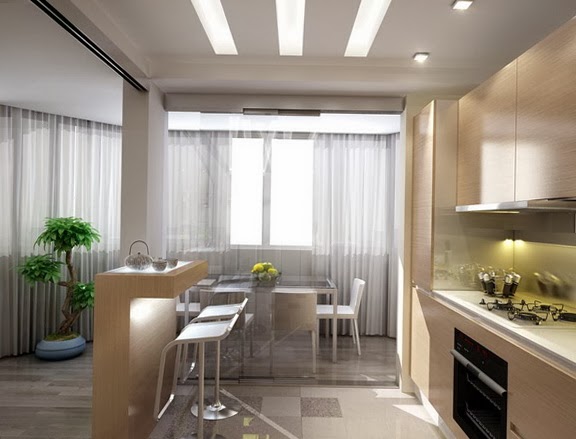 Fotos de cocina y comedor juntos colores en casa Cocina y comedor