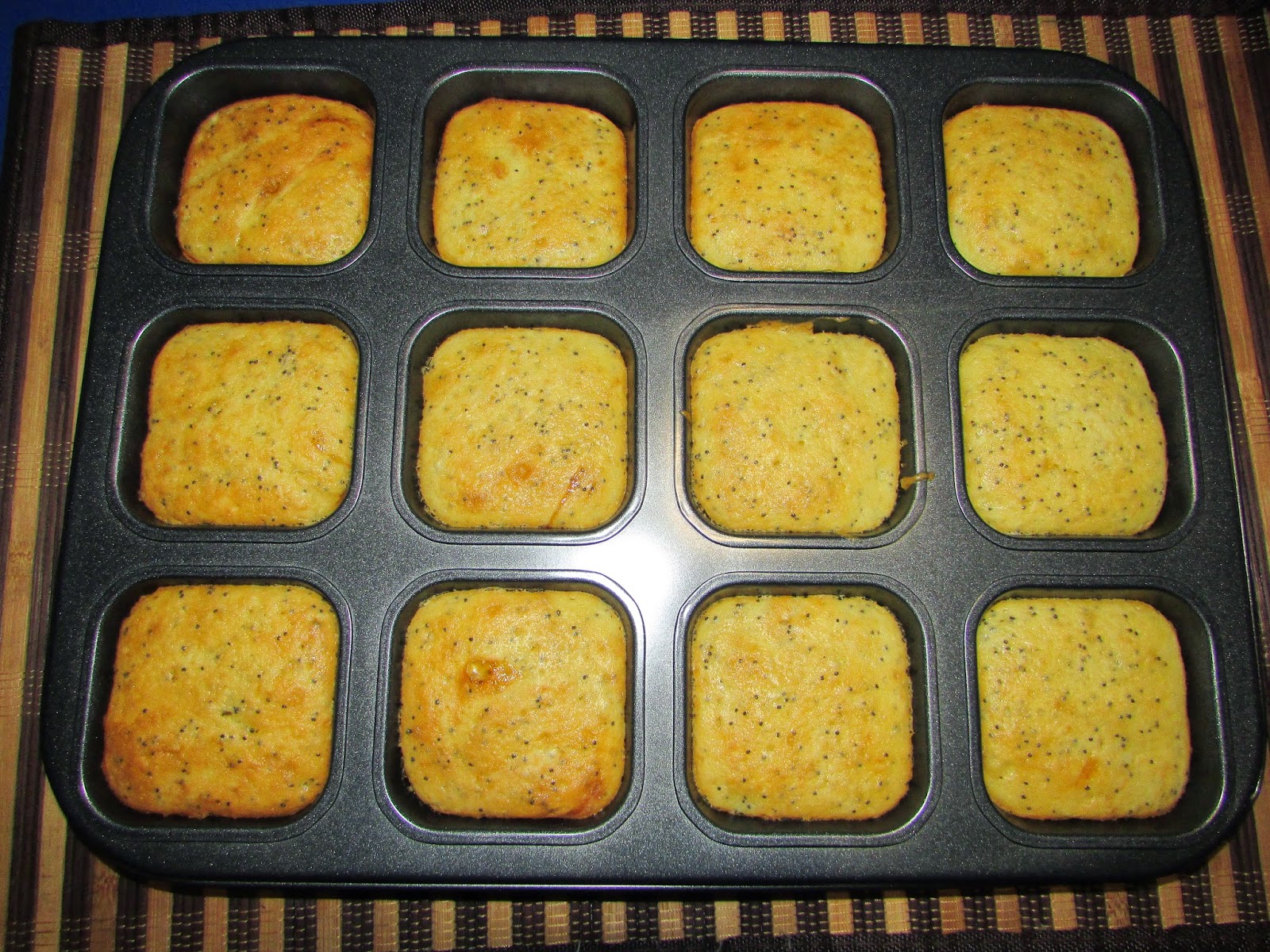 Mommy Blogzilla Nonstick Square Muffin Baking Pan with Doublesided
