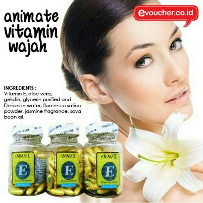 Animate Kapsul Serum Wajah Vitamin E