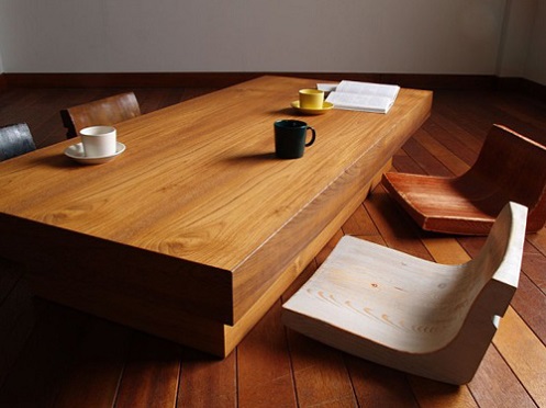 Chọn bàn trà phong cách Nhật cho phòng khách hiện đại 