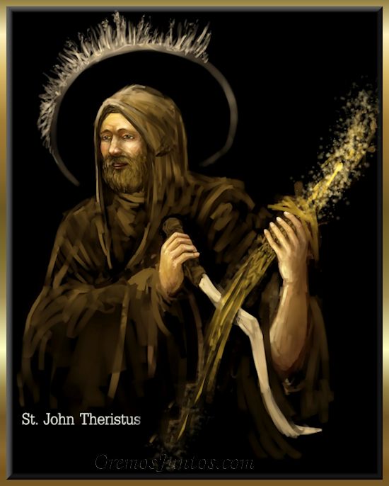 Vidas Santas San Juan Theristes de Stilo, el Sembrador, Monje Basiliano