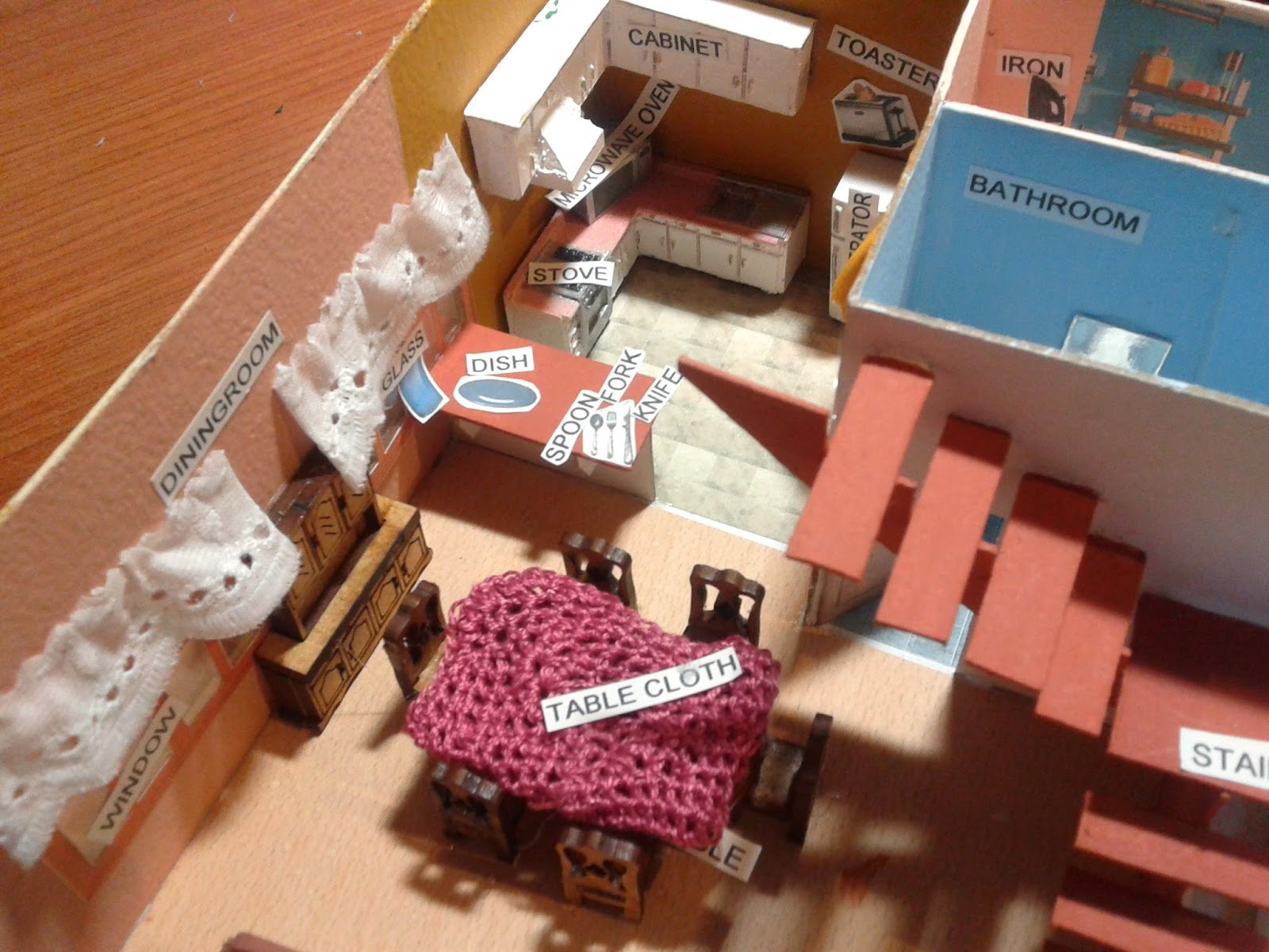 Proyectos, ocios y más: Como Hacer una Maqueta de Casa con jardin y alberca