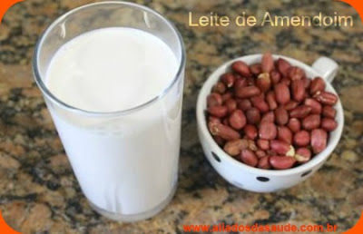Leite de Amendoim - Conheça benefícios e receitas para fazer em casa www.aliadosdasaude.com.br