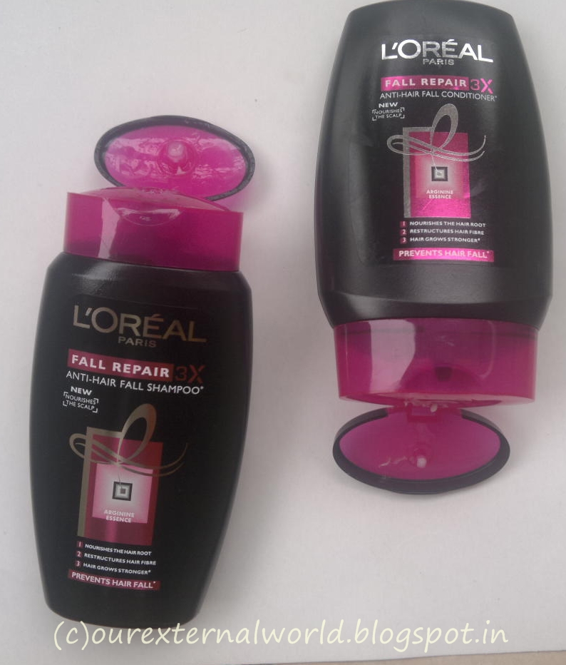 L'oreal Paris Fall Repair 3X Shampoo and Conditioner - Review