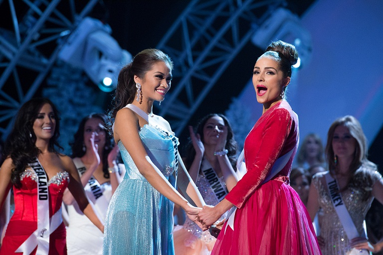 Janine Tugonon Miss Universe 2012 1st Runner Up During The Final Q