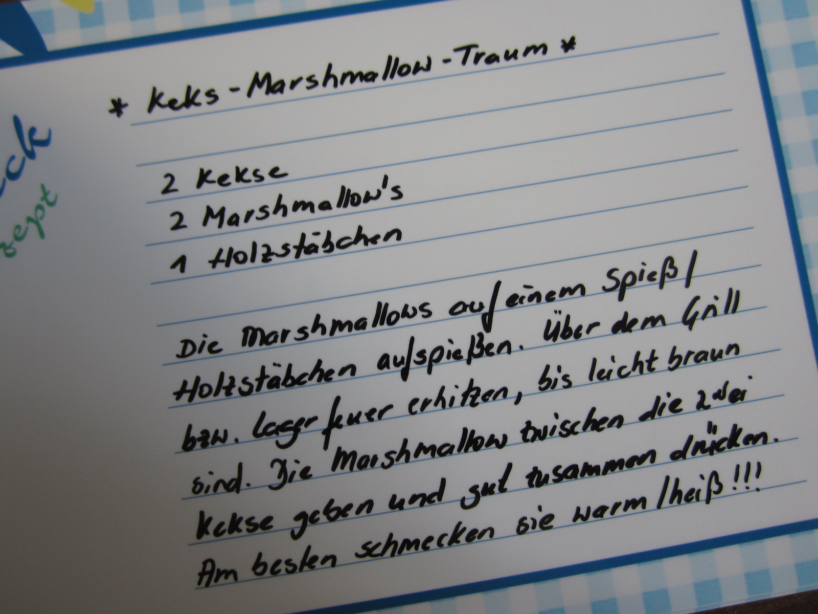 larissaswelt: Post aus meiner Küche Picknick- Keks-Marshmallow Traum...