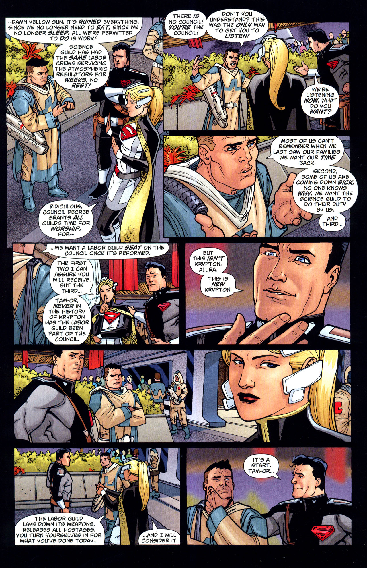 Read online Superman: World of New Krypton comic -  Issue #3 - 9