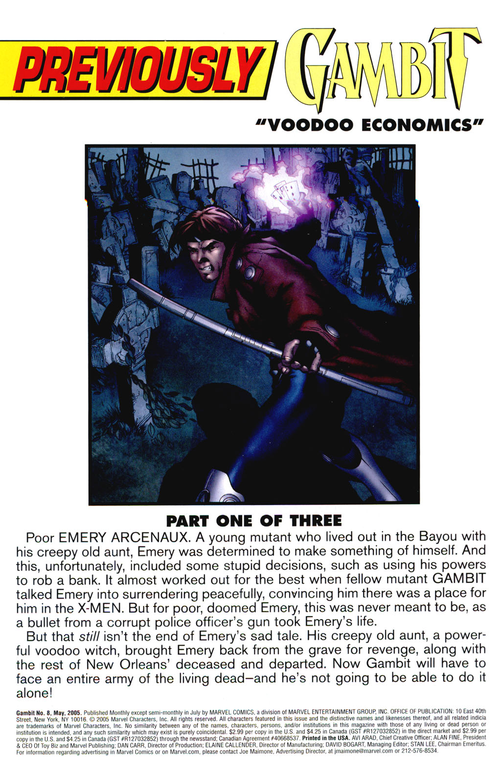 Read online Gambit (2004) comic -  Issue #8 - 2