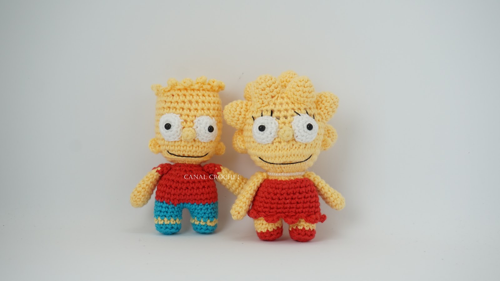 CANAL CROCHET: Bart y Lisa Simpson amigurumi tutorial