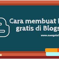 Cara membuat blog gratis di blogspot