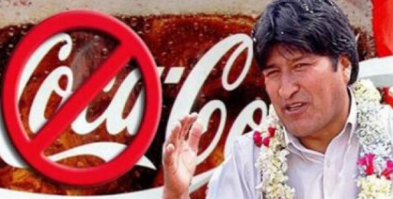 Bolivia expulsa a Coca-Cola y McDonalds de su territorio.