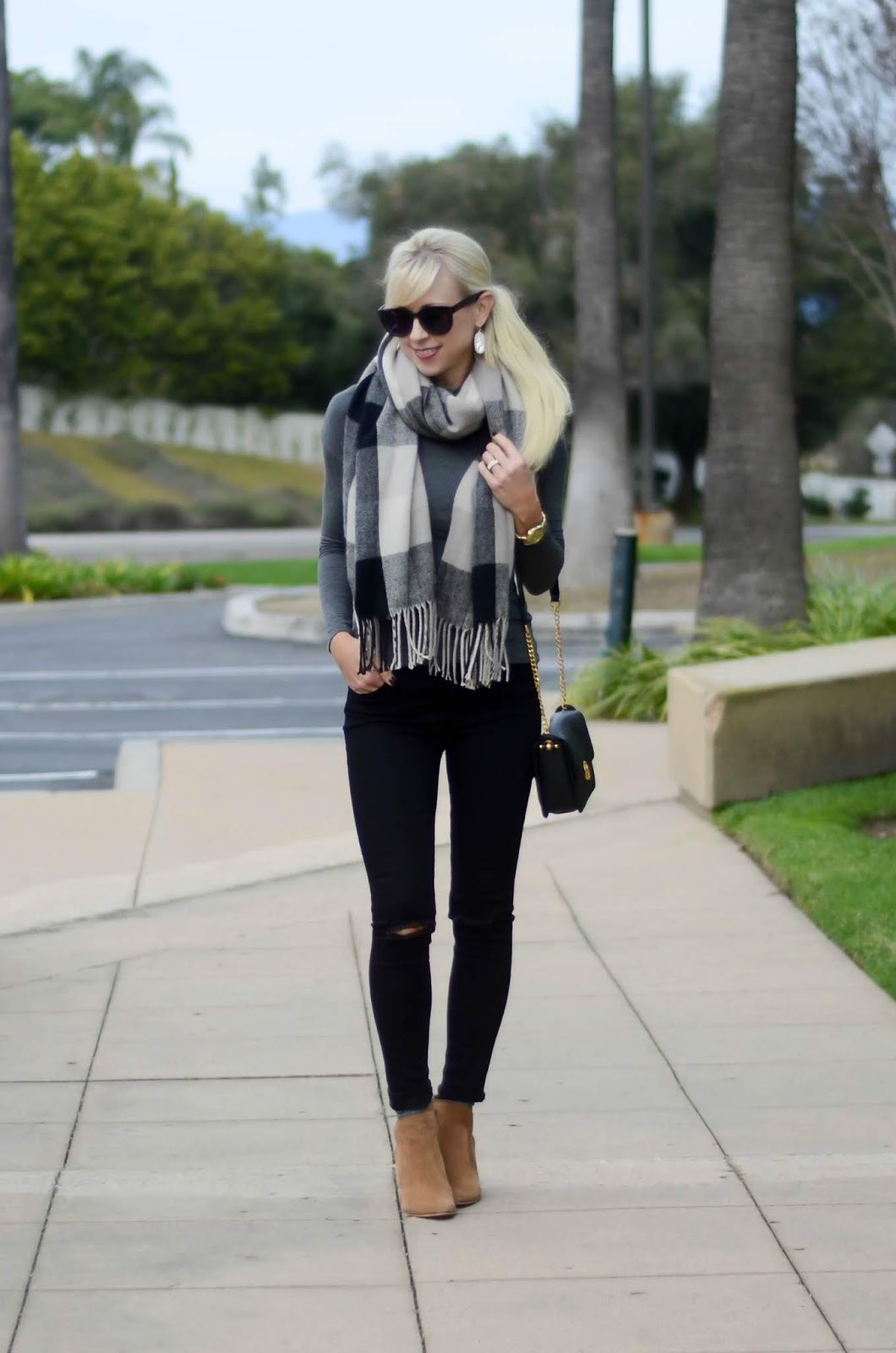 cognac color ankle boots