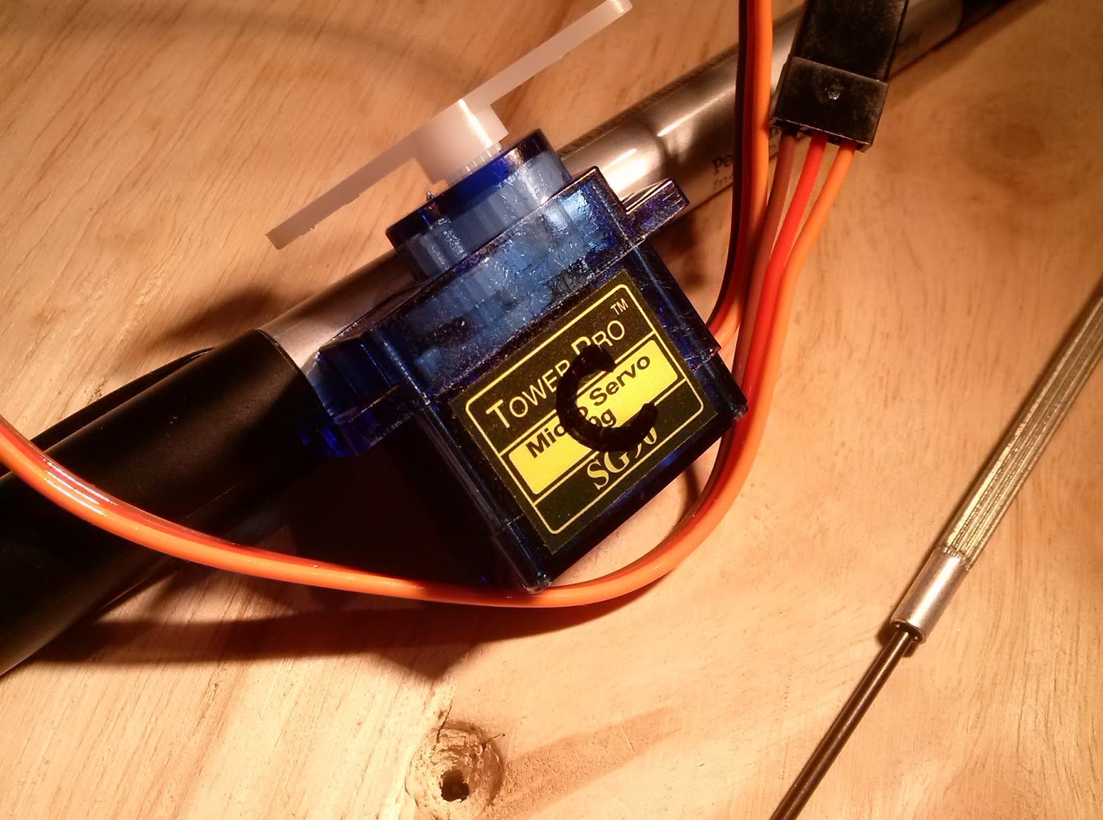 Applied Technology Lab ProgressTH Converting a 9g Servo for