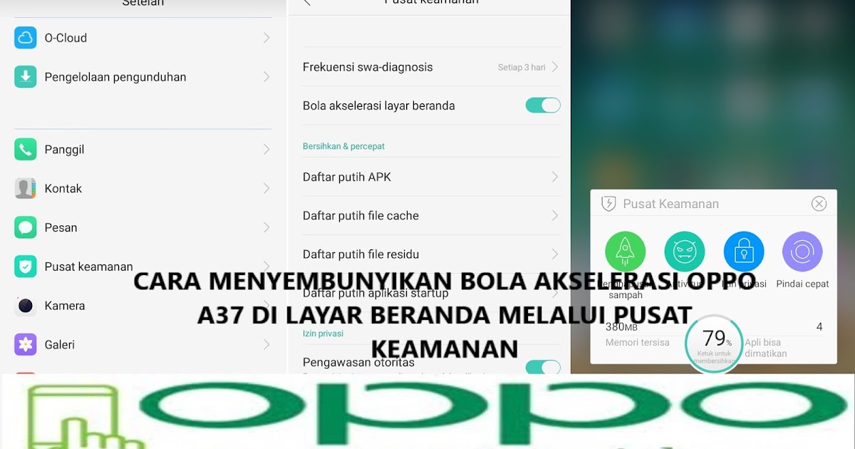 Cara Menyembunyikan Bola Akselerasi Di Layar Beranda Oppo A37 Oppotutorial