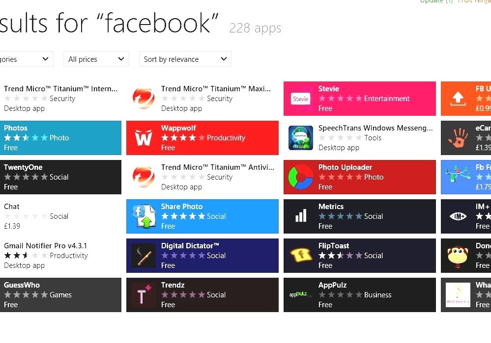 Windows Store - Windows 8 App Market