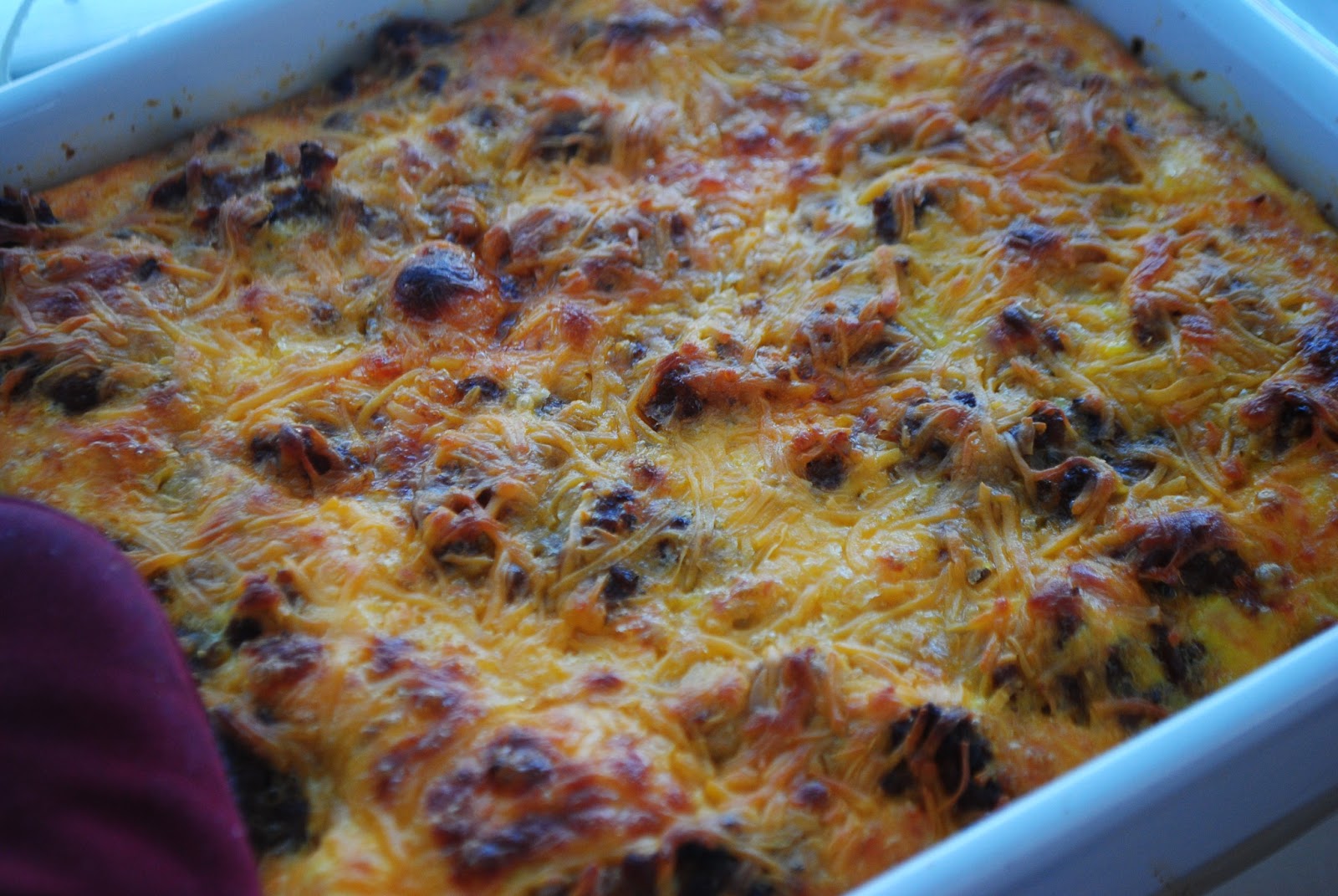 Breakfast Burrito Casserole It's Go Time The Enchanted Spoon