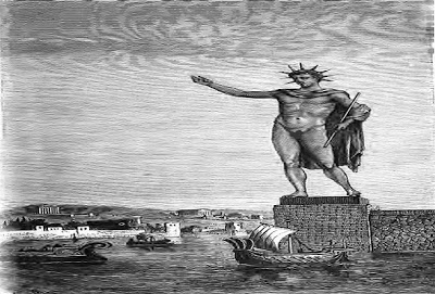 Seven-Wonders-of-the-Ancient-World-Colossus-of-Rhodes-عجائب-الدنيا-السبع-عملاق-رودس
