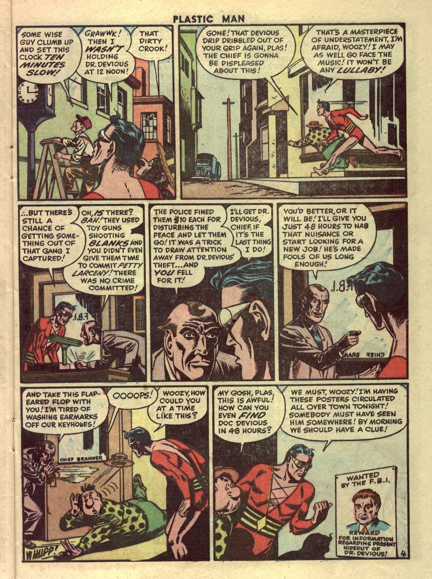 Read online Plastic Man (1943) comic -  Issue #42 - 29