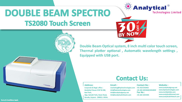  Double Beam Spectrophotometer