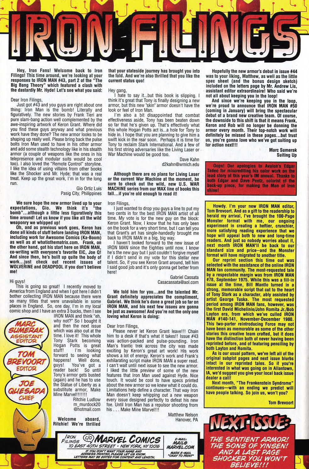 Read online Iron Man (1998) comic -  Issue #46 - 32