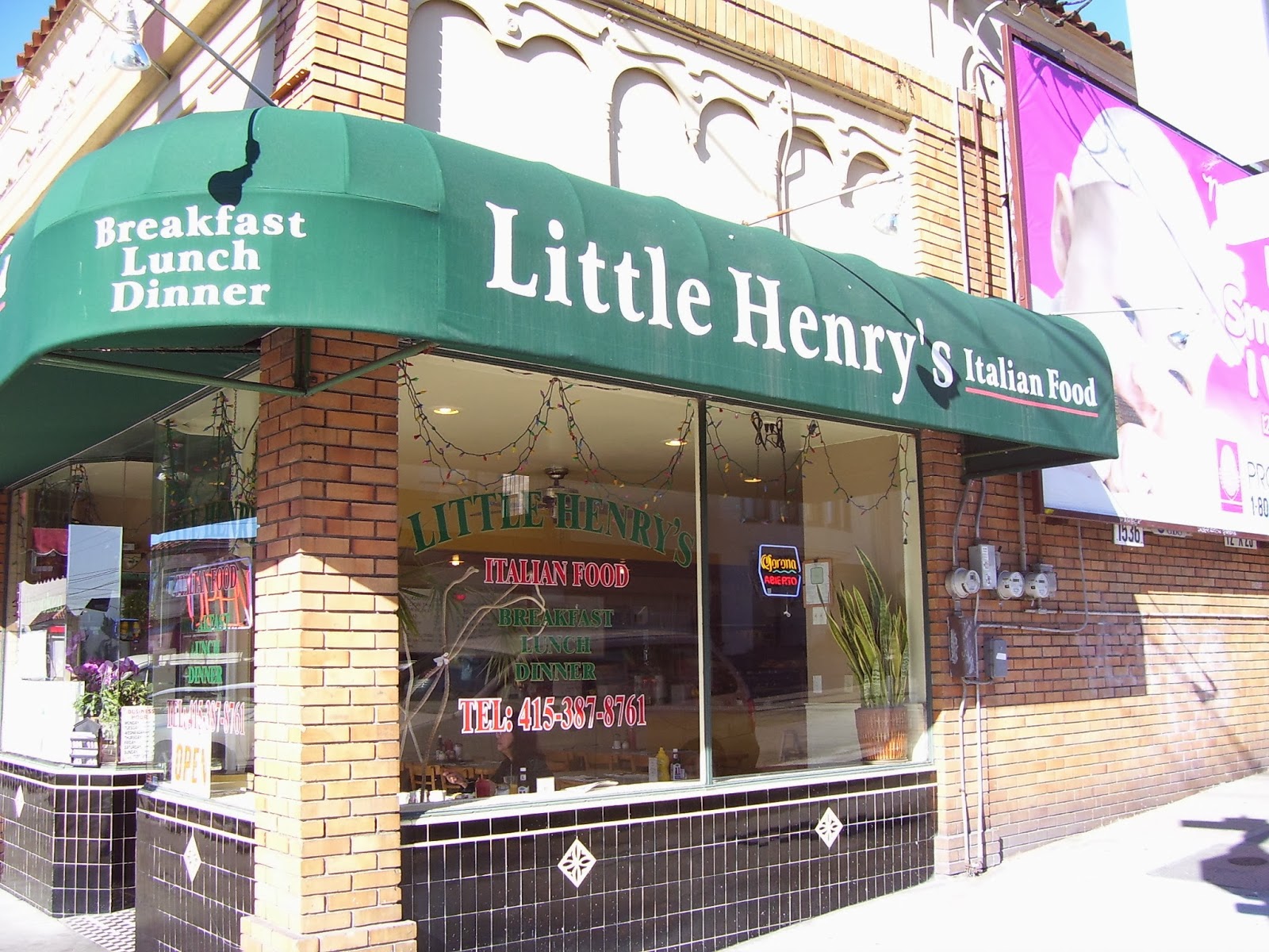 Breakfast at Epiphany's Little Henry’s Restaurant/Italian Food