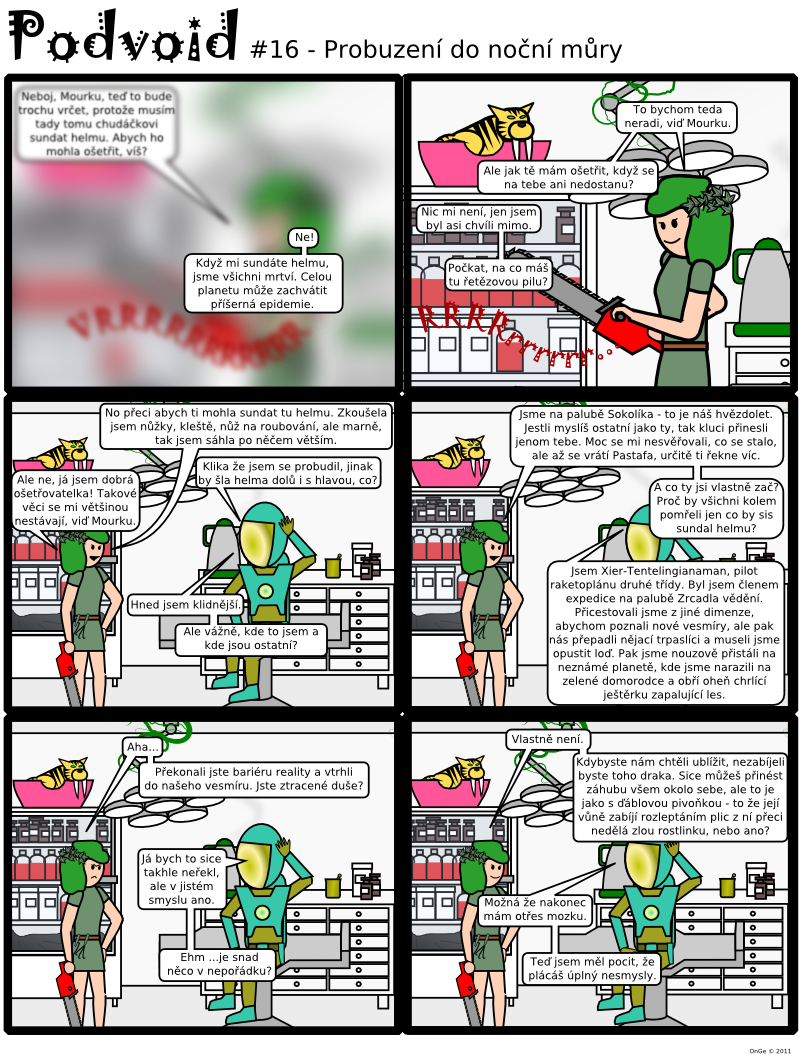Podvoid komiks - #16 Probuzení do noční můry