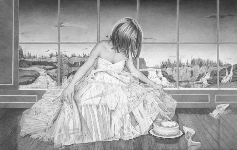 Kay Ruane 1956 ~ American painter | Outside the window Kay Ruane 1956 ~ American painter | Outside the window