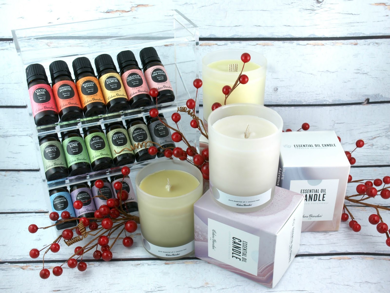 Edens Garden, *NEW* Essential Oil Synergy Blends & Essential Oil Candles:  Review