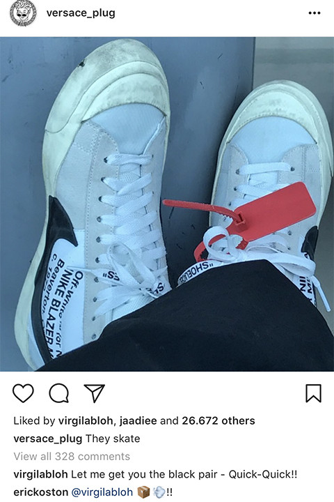 off white blazer september 2018