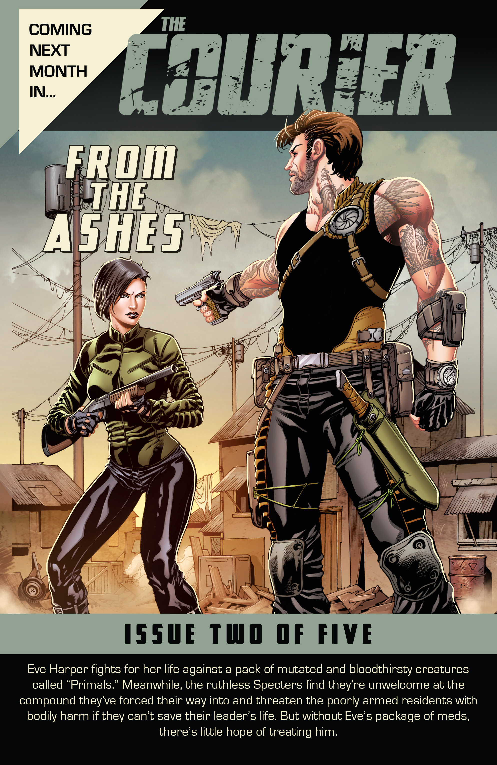 Read online The Courier: From the Ashes comic -  Issue #1 - 25