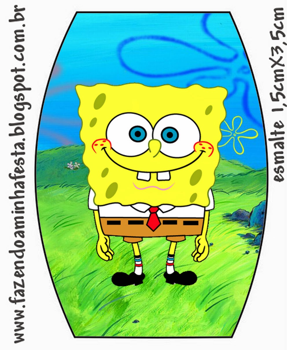 SpongeBob SquarePants: Free Printable Candy Bar Labels. - Oh My Fiesta ...