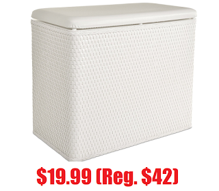 Lamont Home Carter Bench Hamper 19 99 Reg 42 Free Shipping