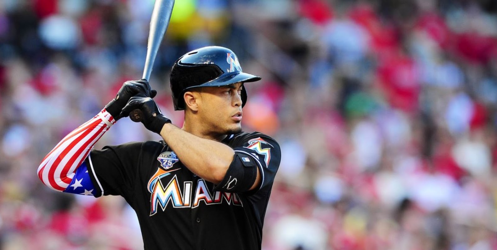 the richest mlb player is Giancarlo Stanton 2017