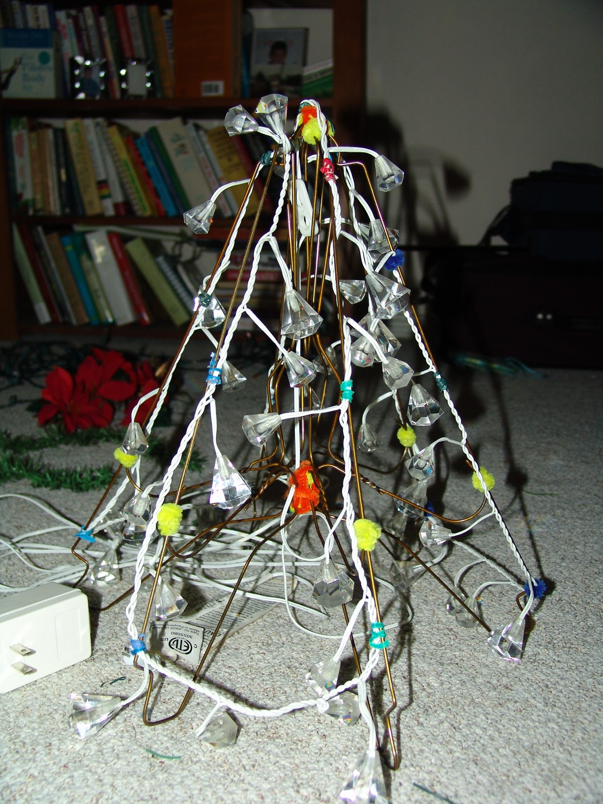 This Divine Obsession Wire Hanger Christmas Tree