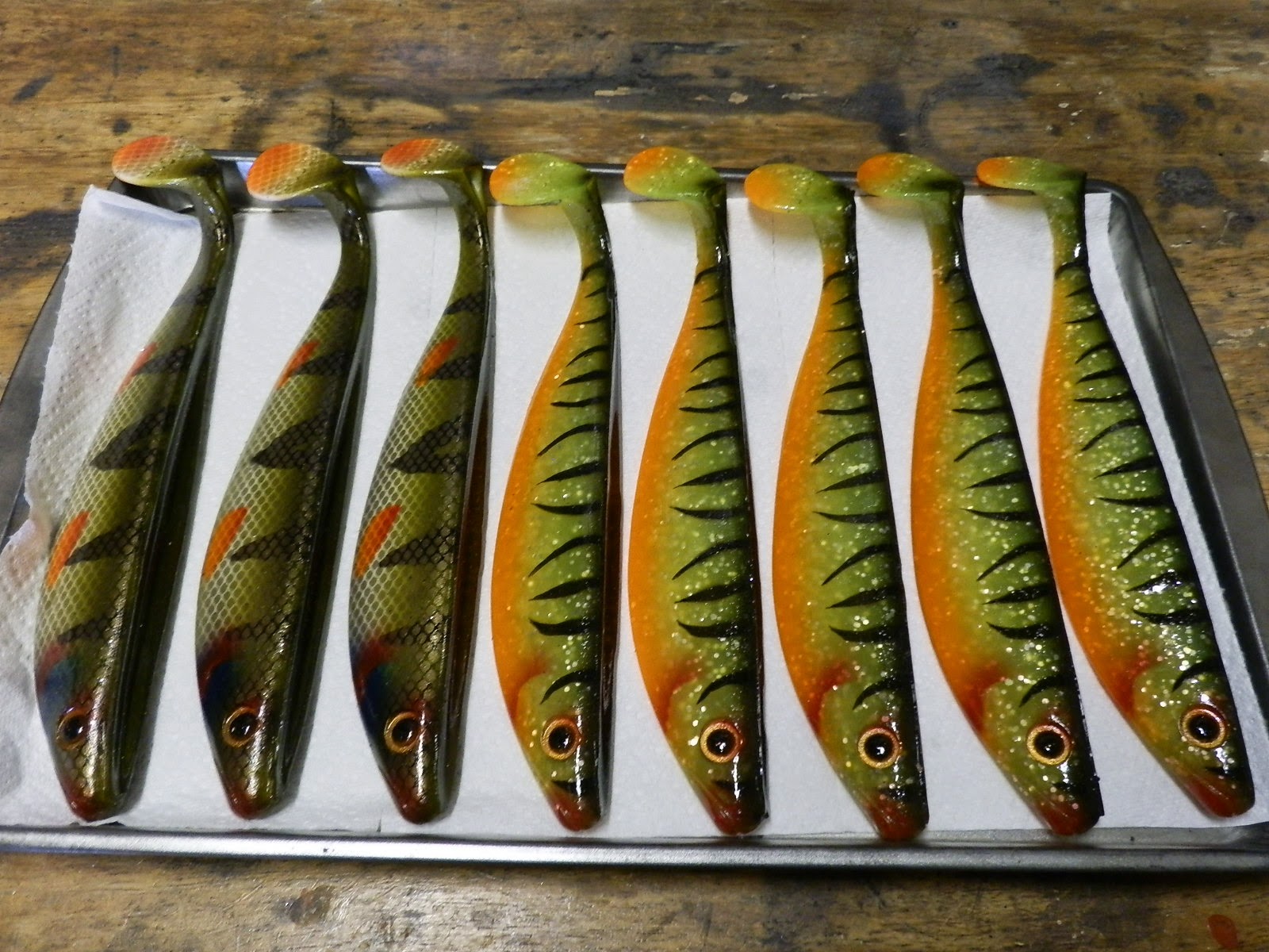 Boggs Custom Lures: 12 & 15 Inch Shad Bodies