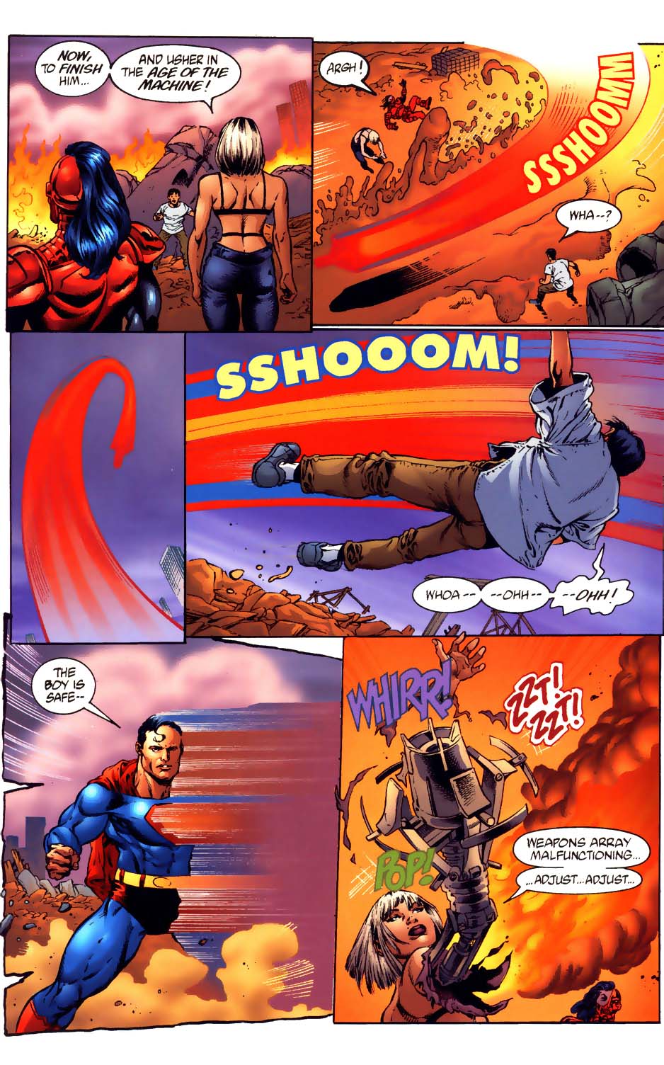 Read online Superman vs. The Terminator: Death to the Future comic -  Issue #4 - 12