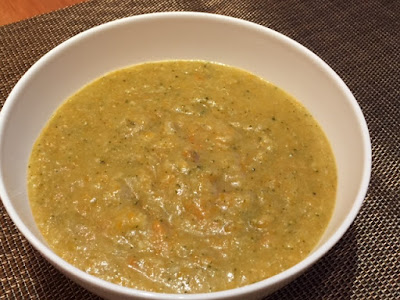 Slow Cooker Broccoli Cheese Soup in a bowl