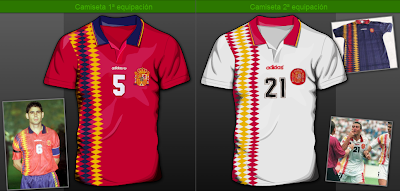 Mis peloteros favoritos: Todas las camisetas de la Selección Española